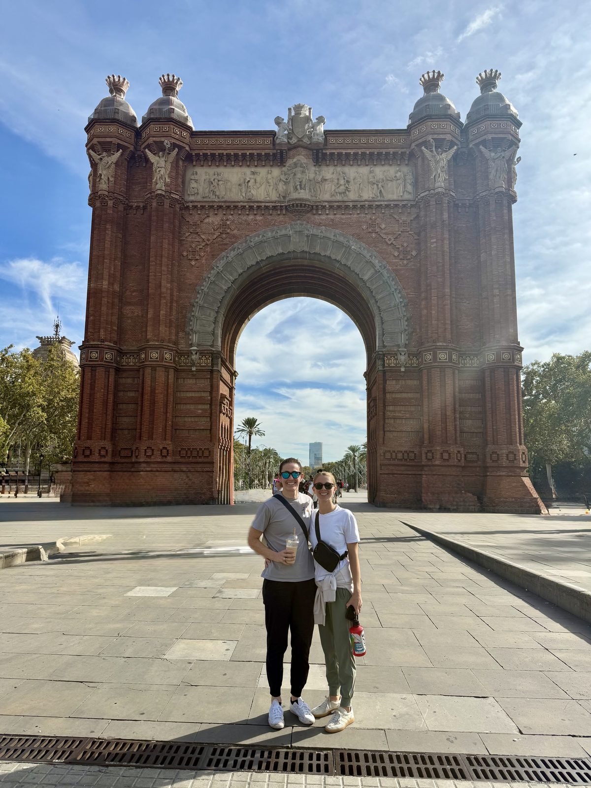 Amy and Megan in Barcelona, Spain
