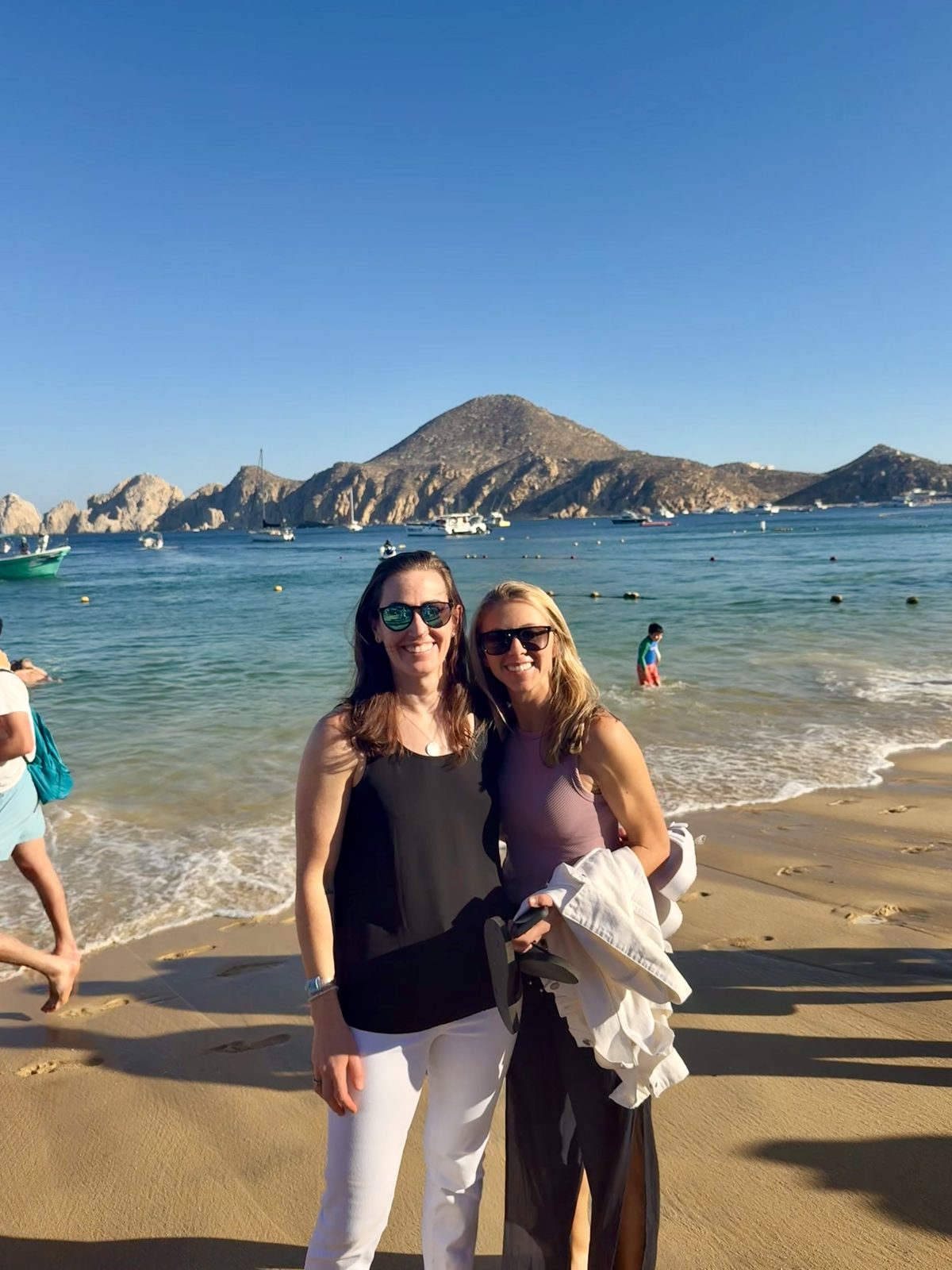 Amy and Megan in Cabo, Mexico