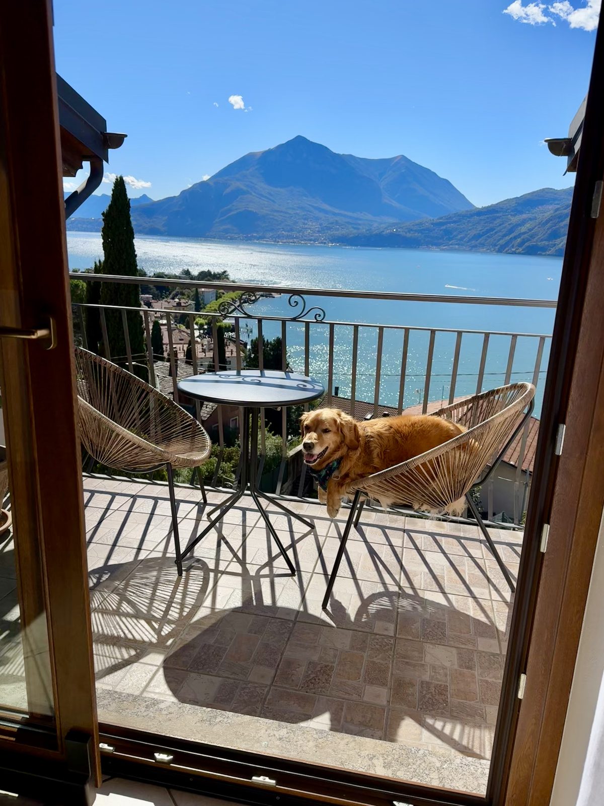 Amy and Megan at Lake Como, Italy