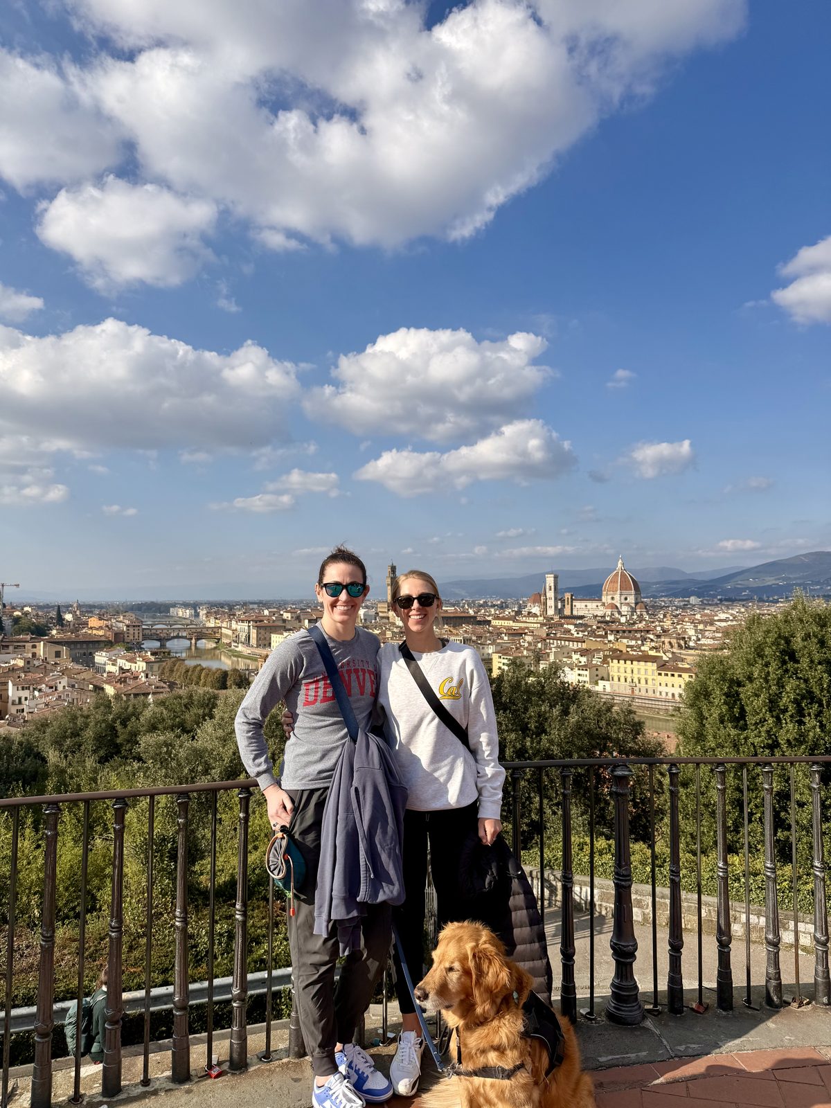 Amy and Megan in Florence, Italy