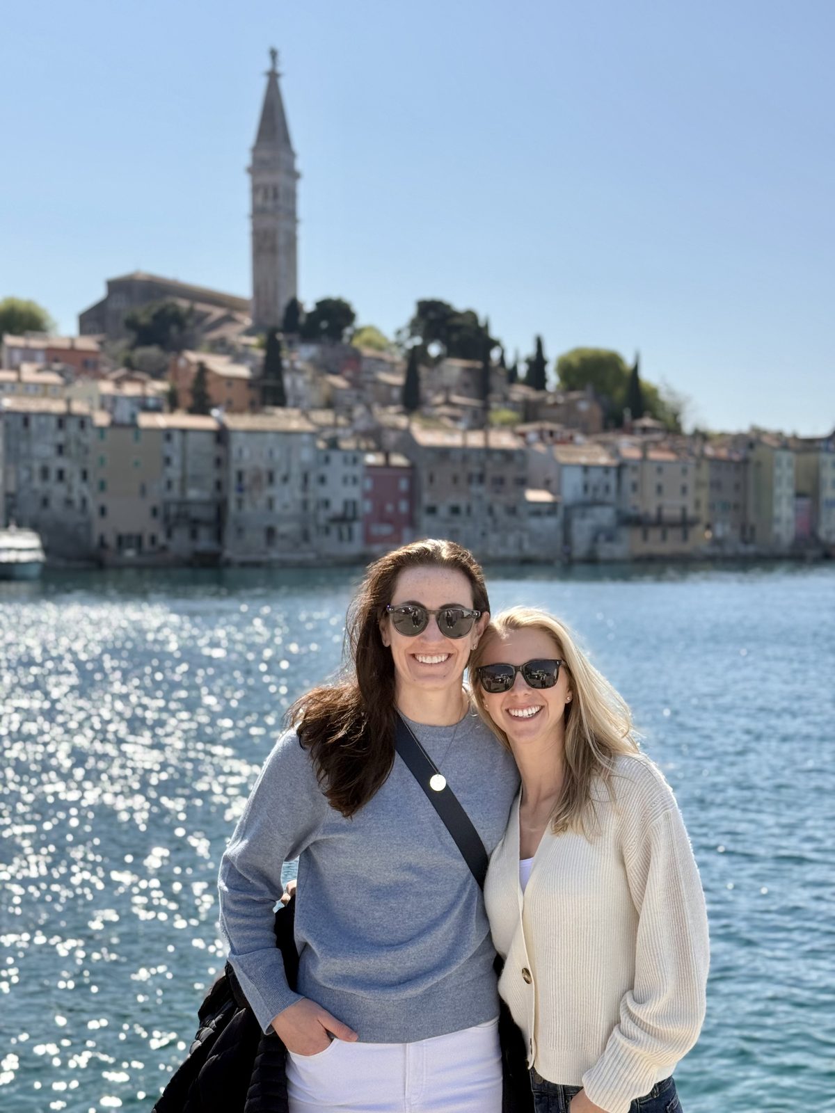 Amy and Megan in Rovinj, Croatia
