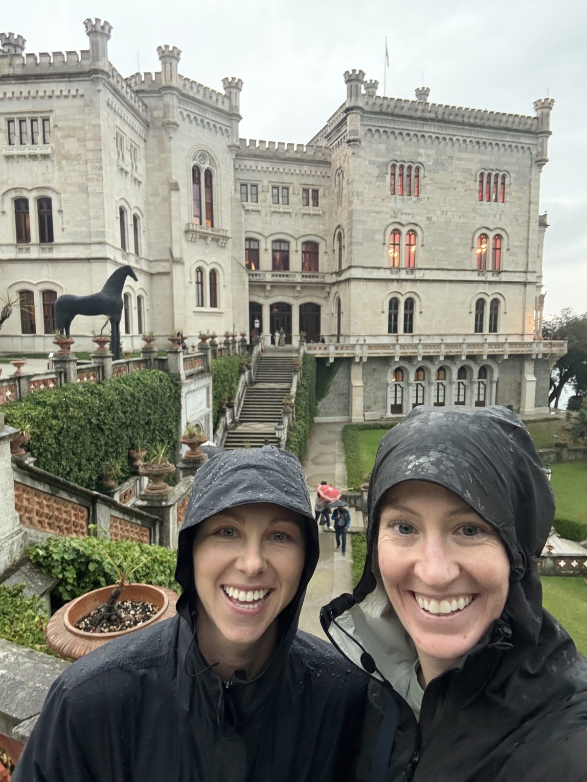 Amy and Megan in Trieste, Italy