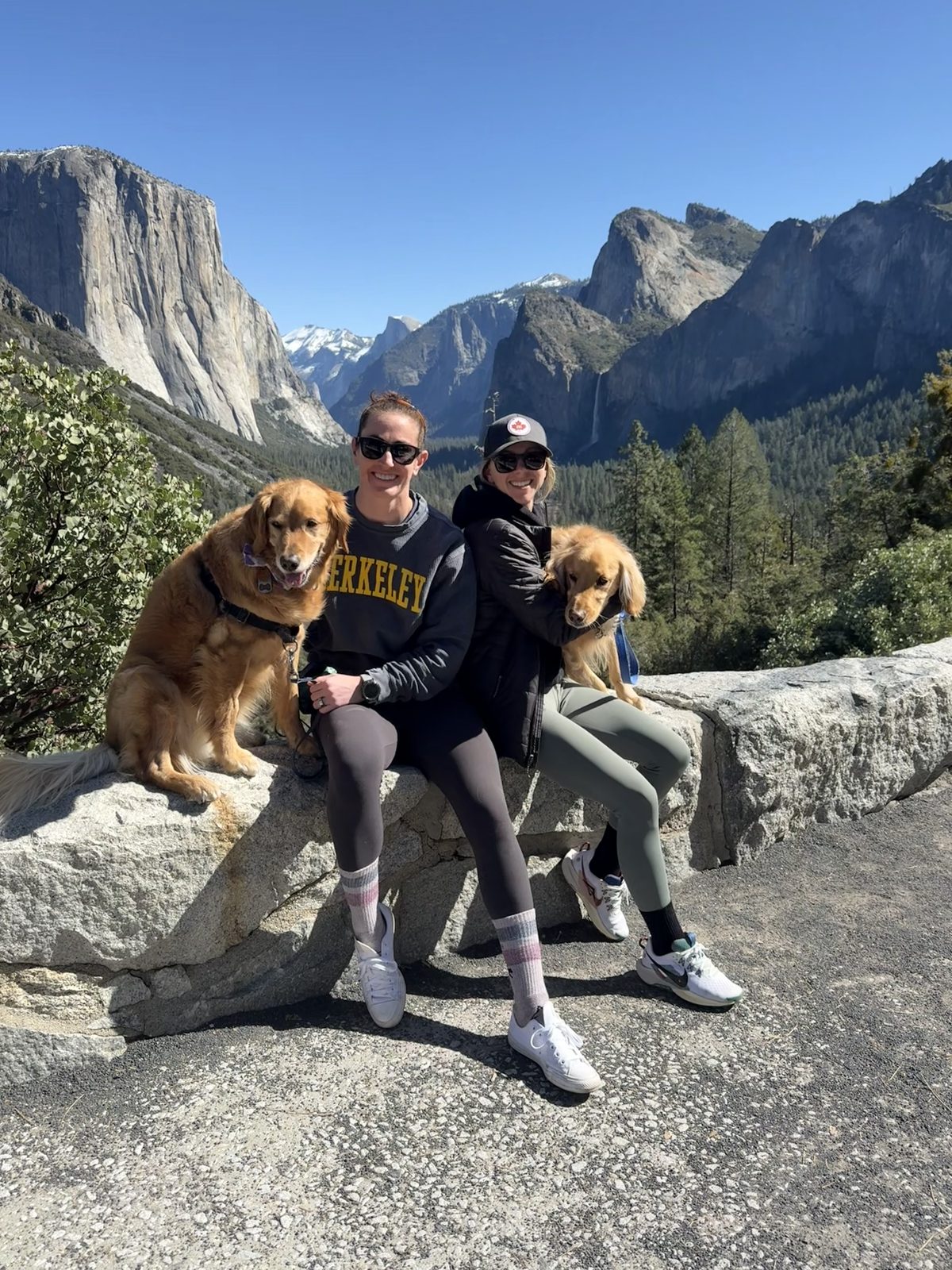 Amy and Megan at Yosemite National Park